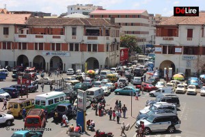 Embouteillage en plein ville d'Antananarivo, Analakely